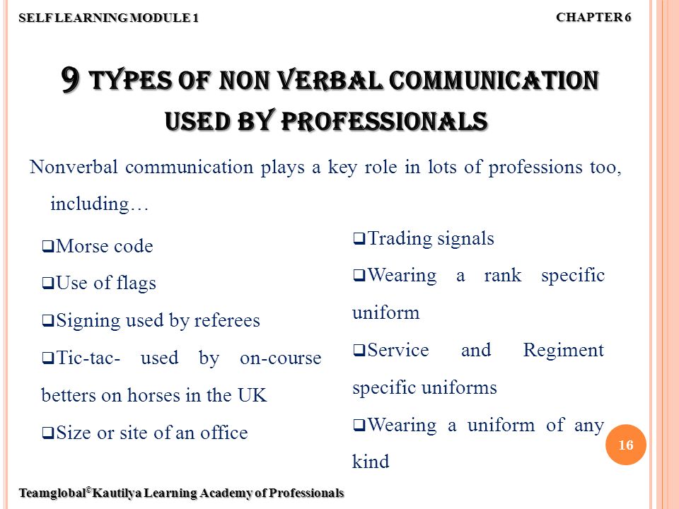 Understanding verbal and nonverbal communication perspectives